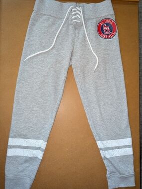 5th & Ocean Gray Kids Jogger Sweatpants with Team Patch